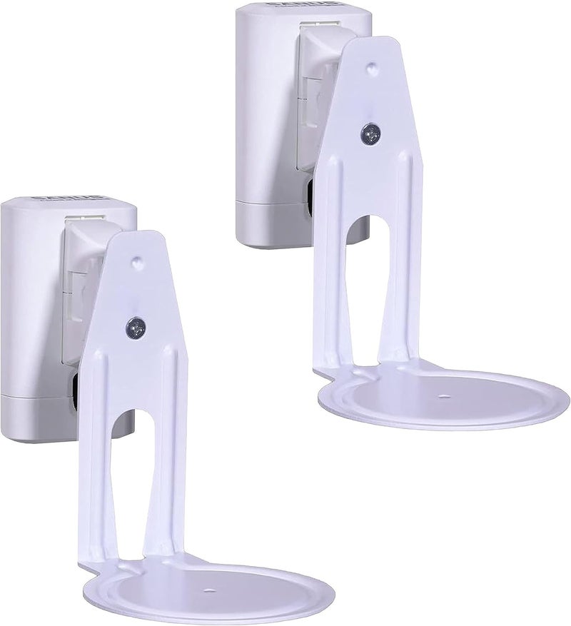 Sanus Speaker Wall Mounts for Sonos Era 100™ Pair - Swivel & Tilt Speaker Mount with Easy 15-Minute Install – White, 2-Pack - Image 1
